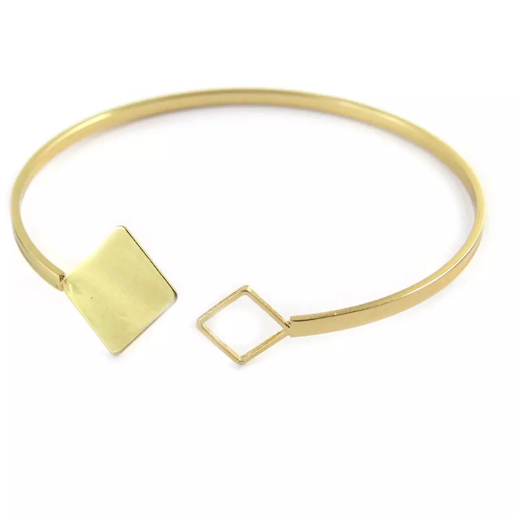 les trésors de lily Bracelet 'Chorégraphie' doré (lozange) [N9312]