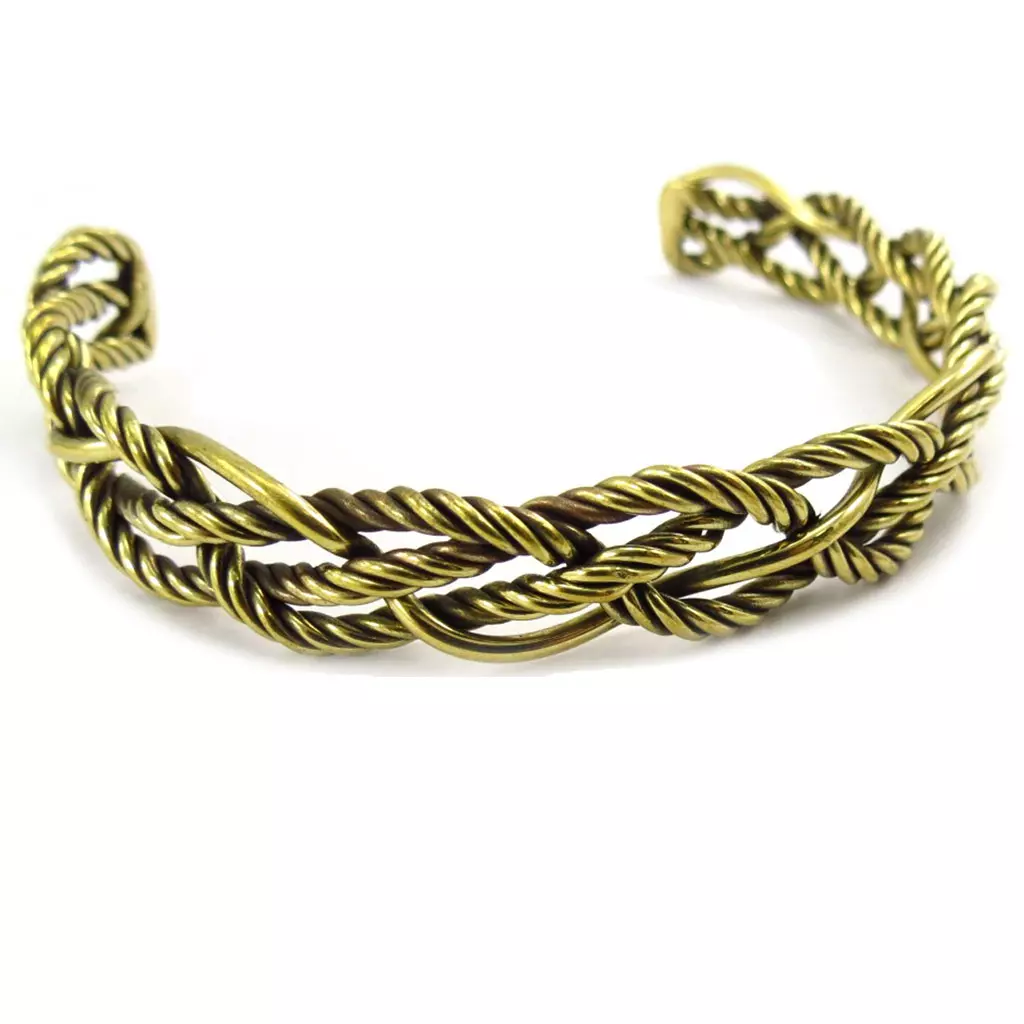 les trésors de lily Bracelet 'Chorégraphie' doré vieilli [K1516]