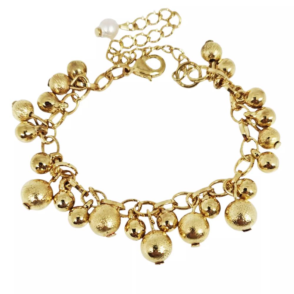 les trésors de lily Bracelet 'Cléopatra' doré 8 mm [S1319]