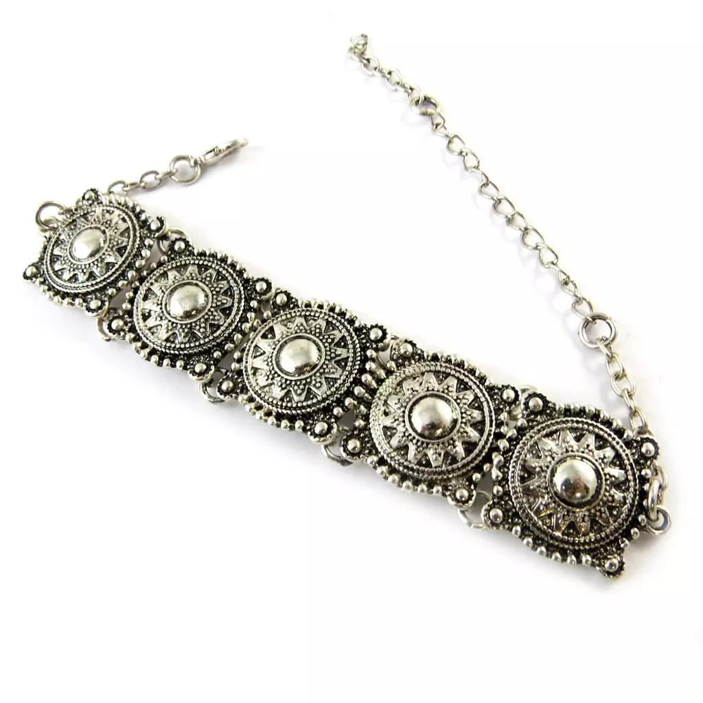 les trésors de lily Bracelet 'Kilimanjaro' argenté [N8895]