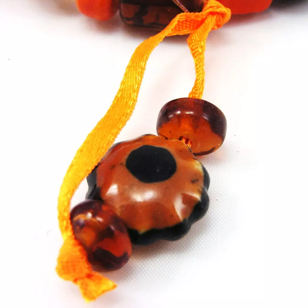 Les Trésors De Lily Bracelet 'Kilimanjaro' Orange Marrob [F2665]