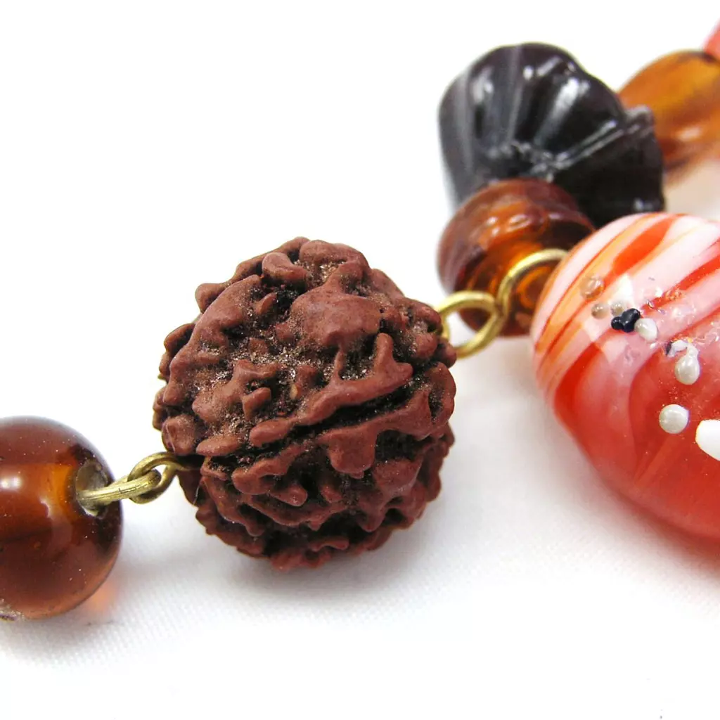 Les Trésors De Lily Bracelet 'Kilimanjaro' Orange Marrob [F2665]