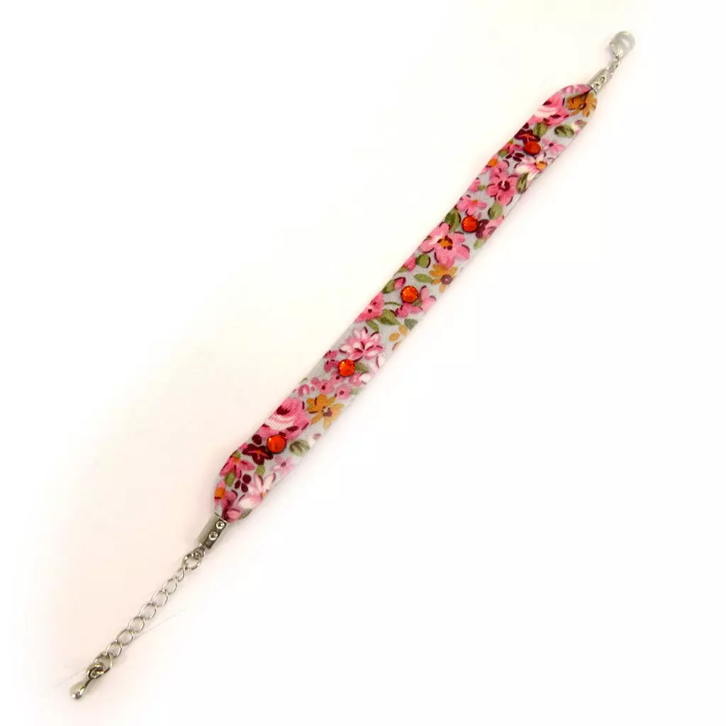 Les Trésors De Lily Bracelet 'Liberty' Rose Strass [L1562]