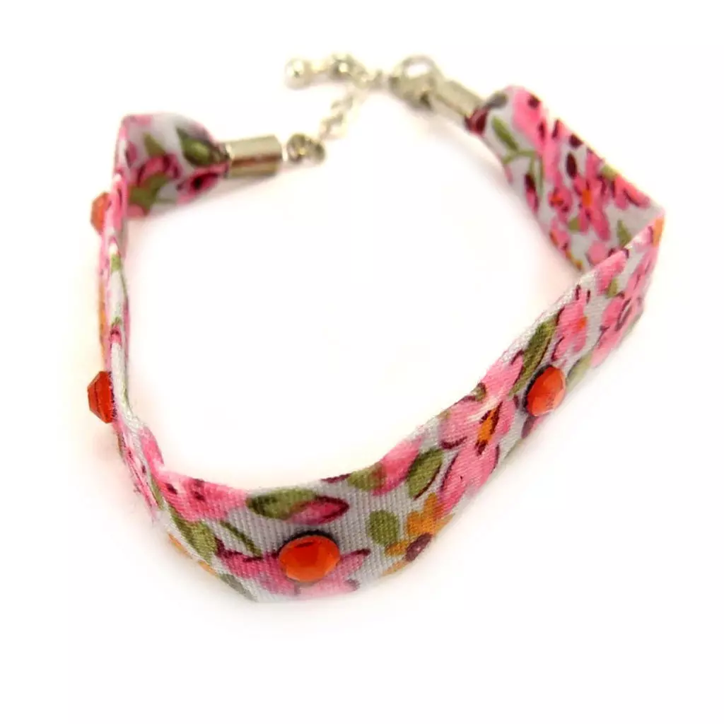 Les Trésors De Lily Bracelet 'Liberty' Rose Strass [L1562]
