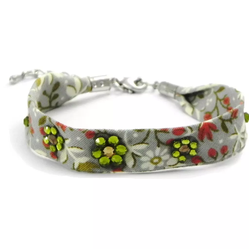 Les Trésors De Lily Bracelet 'Liberty' Vert Strass [I2710]