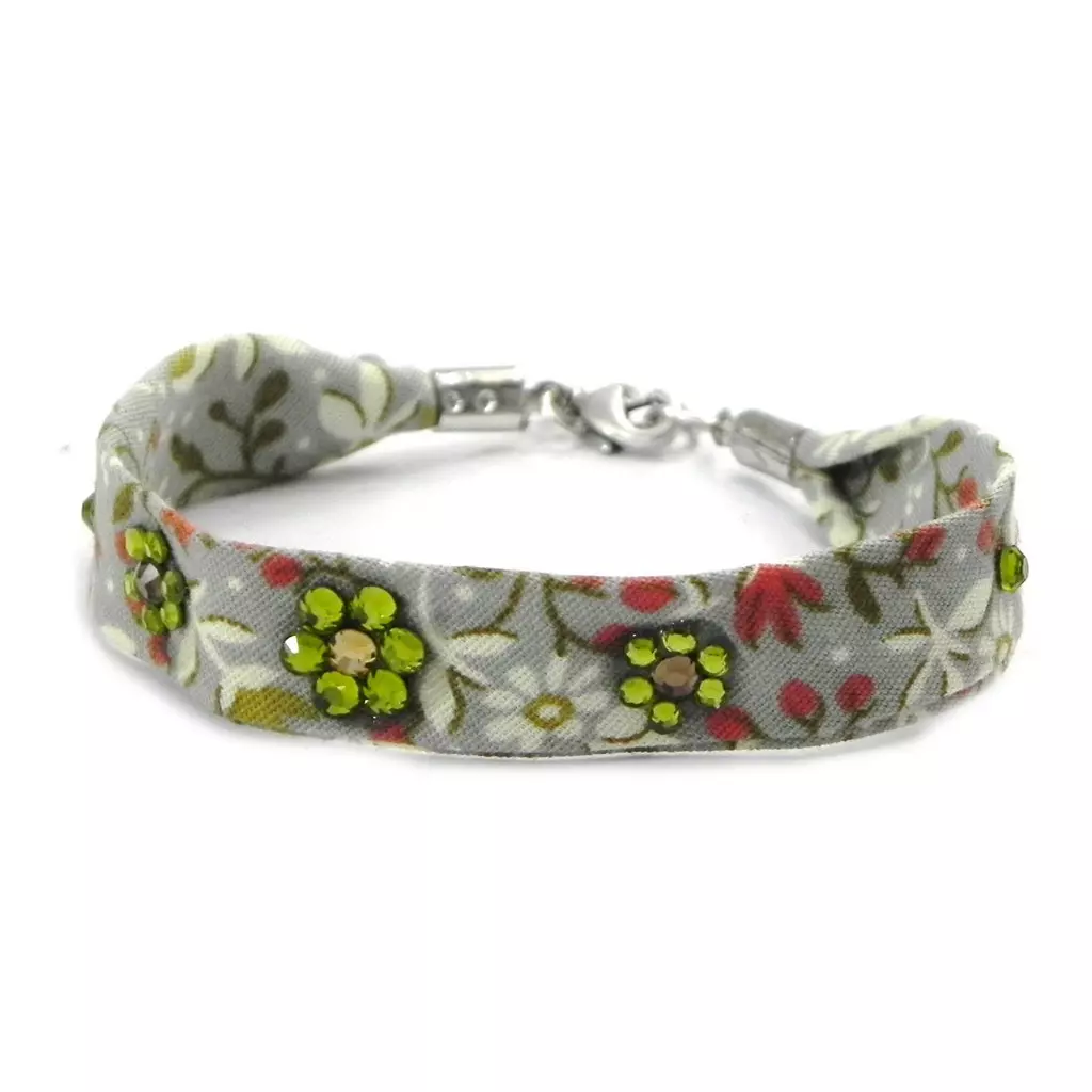 Les Trésors De Lily Bracelet 'Liberty' Vert Strass [I2710]