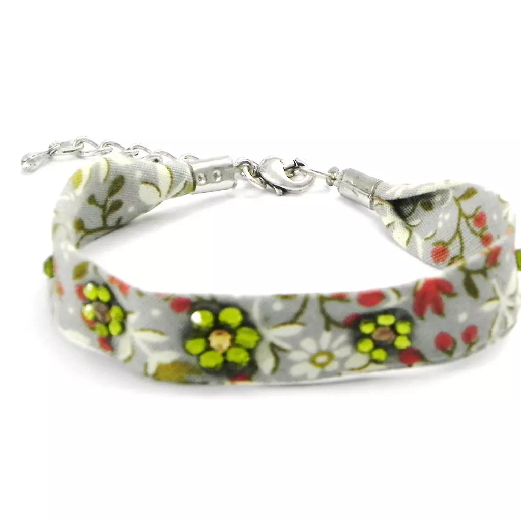 Les Trésors De Lily Bracelet 'Liberty' Vert Strass [I2710]
