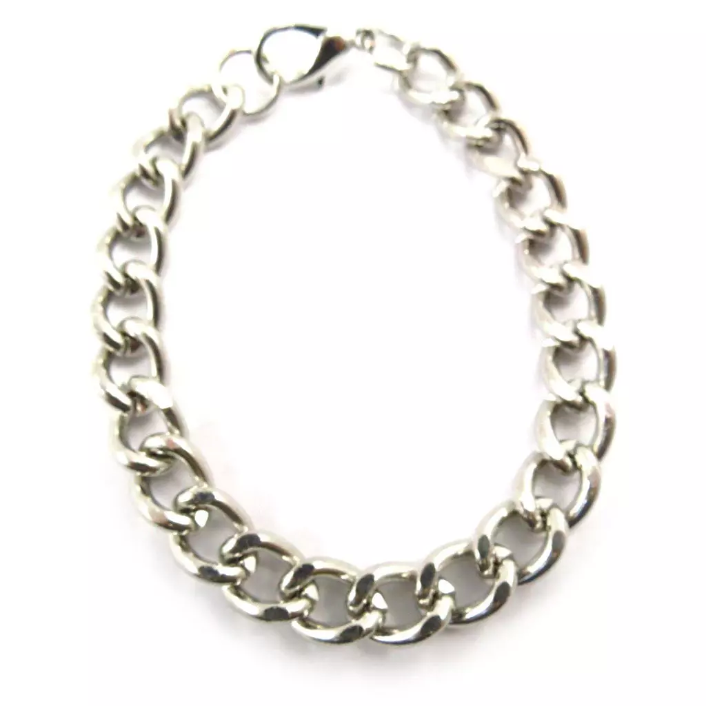 Les Trésors De Lily Bracelet 'Maille Gourmette' Argenté [J6326]