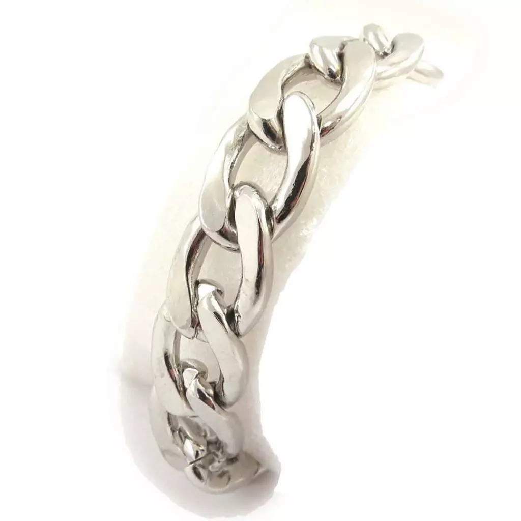 Les Trésors De Lily Bracelet 'Maille Gourmette' Argenté [J7042]