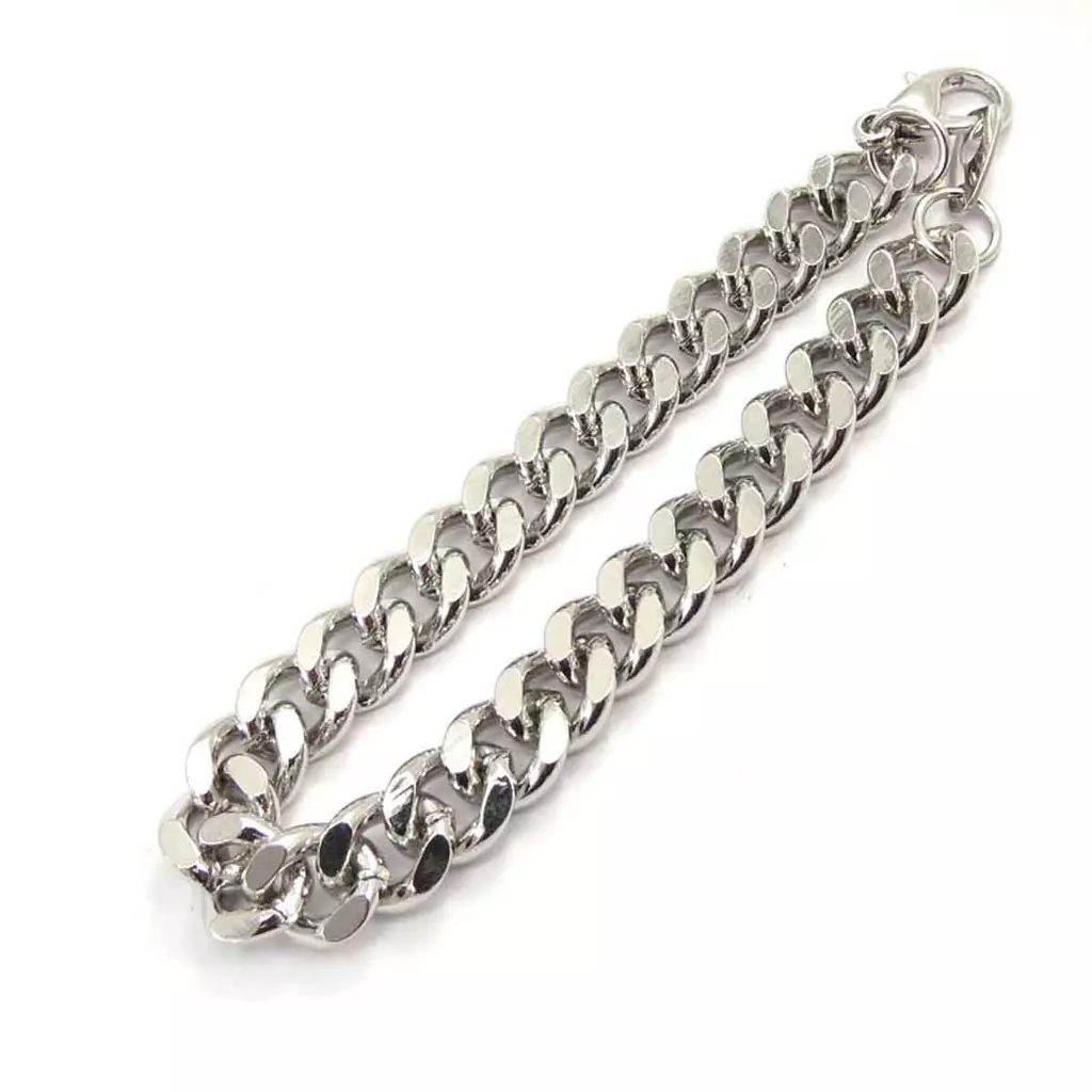 Les Trésors De Lily Bracelet 'Maille Gourmette' Argenté [J7052]