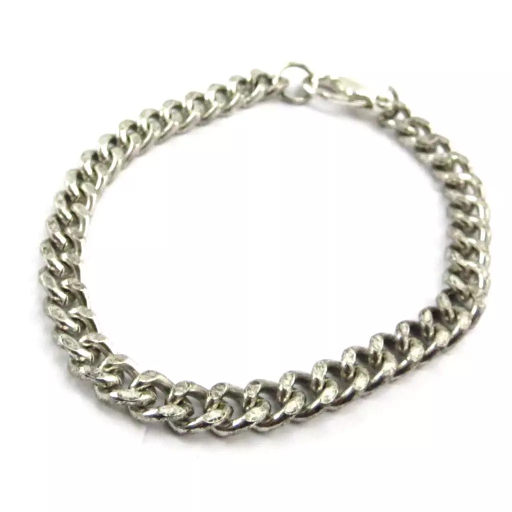 Les Trésors De Lily Bracelet 'Maille Gourmette' Argenté [J7247]