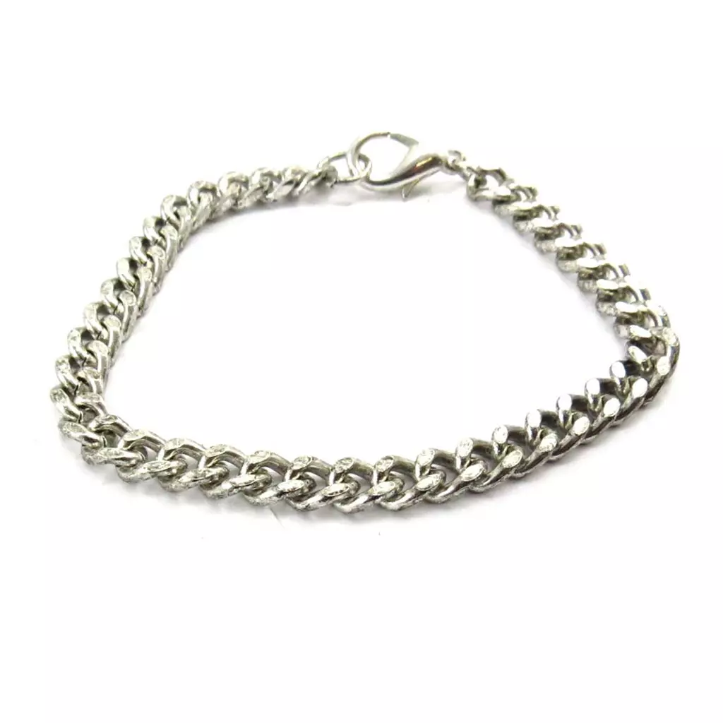 Les Trésors De Lily Bracelet 'Maille Gourmette' Argenté [J7247]
