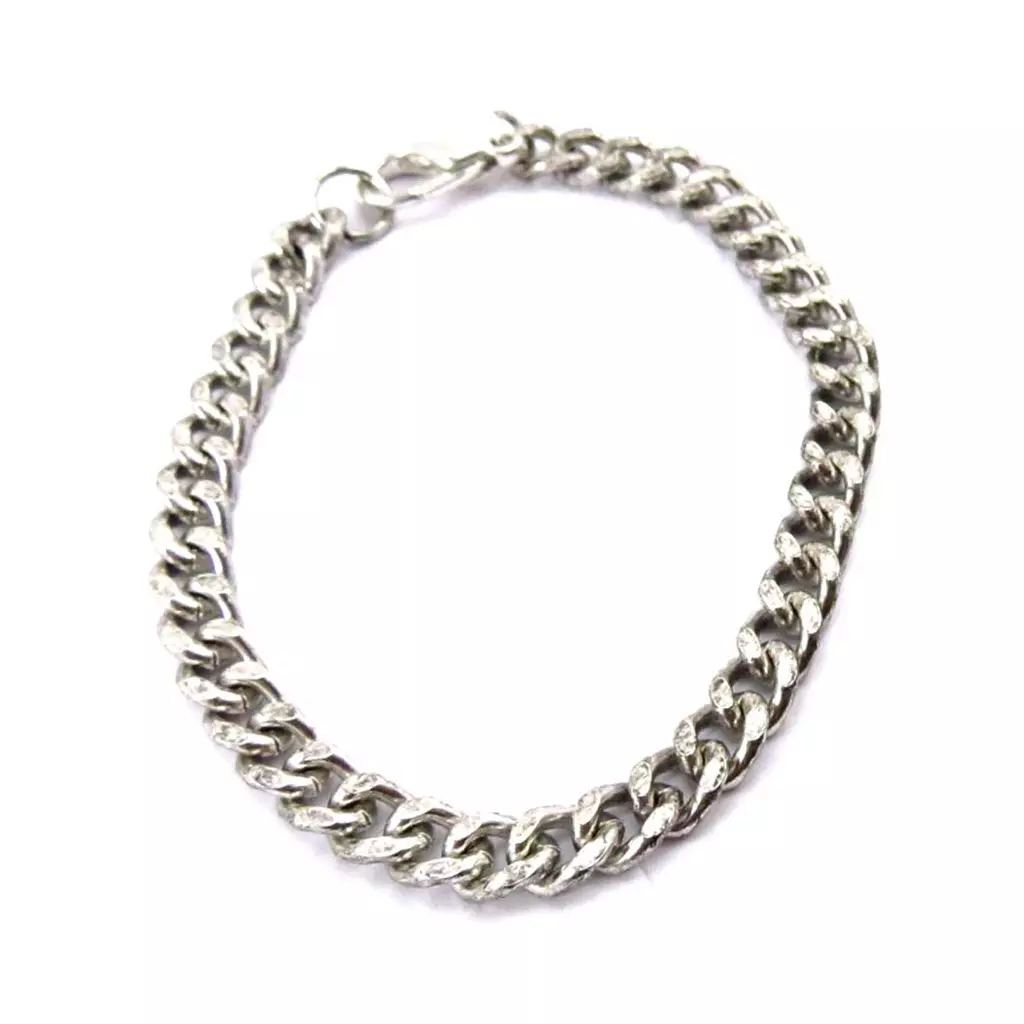 Les Trésors De Lily Bracelet 'Maille Gourmette' Argenté [J7247]