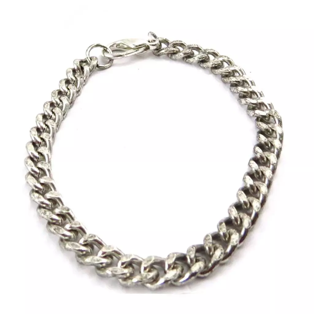 Les Trésors De Lily Bracelet 'Maille Gourmette' Argenté [J7247]