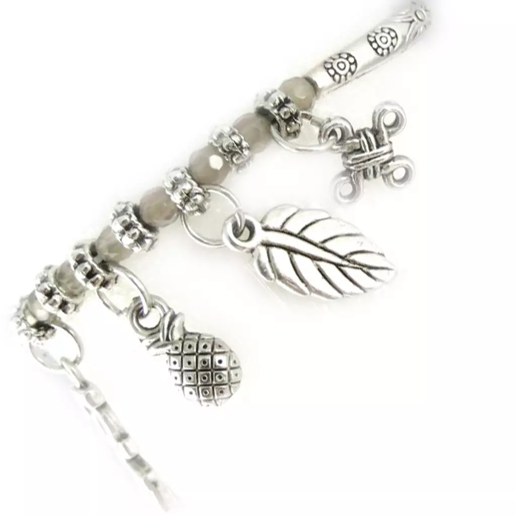 Les Trésors De Lily Bracelet 'Minéralia' Agate Champagne [K7285]