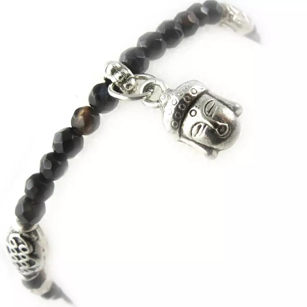 Les Trésors De Lily Bracelet 'Minéralia' Agate Marron [K7287]