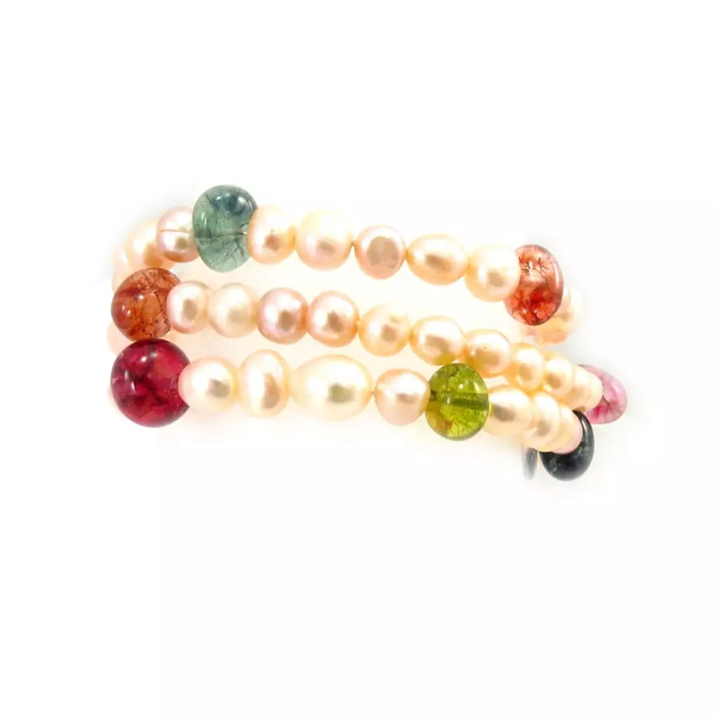 Les Trésors De Lily Bracelet 'Minéralia' Tutti Frutti [K3248]