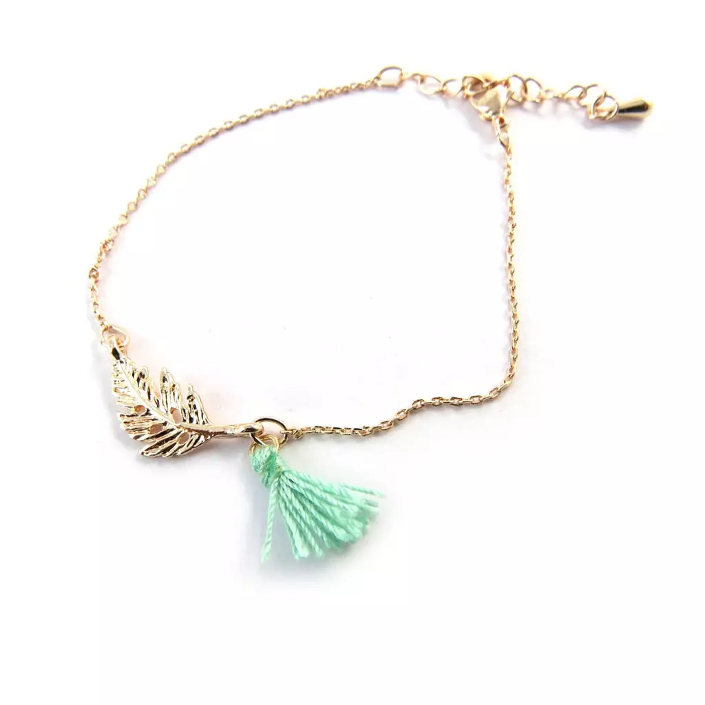 Les Trésors De Lily Bracelet 'Navajos' Doré Rosé Vert [N7017]