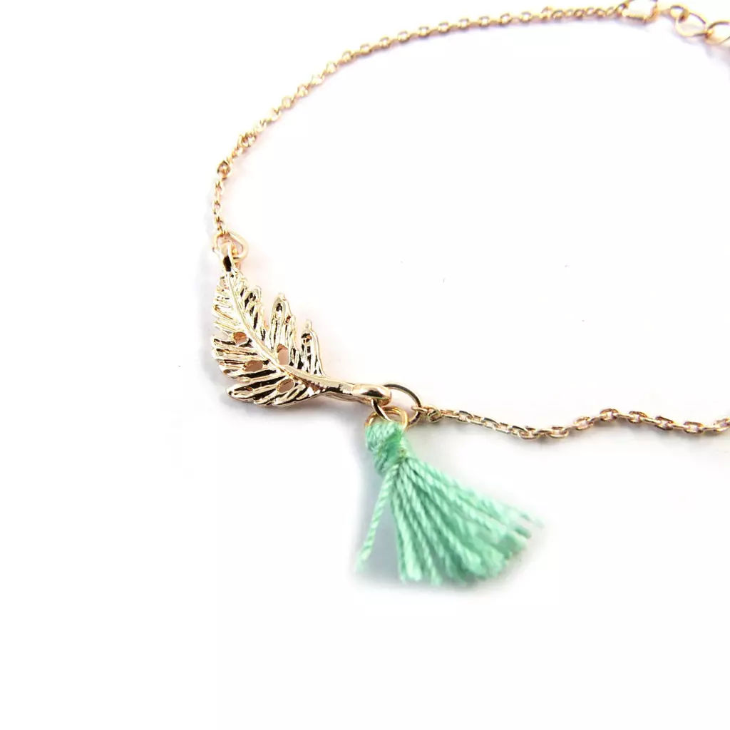 Les Trésors De Lily Bracelet 'Navajos' Doré Rosé Vert [N7017]