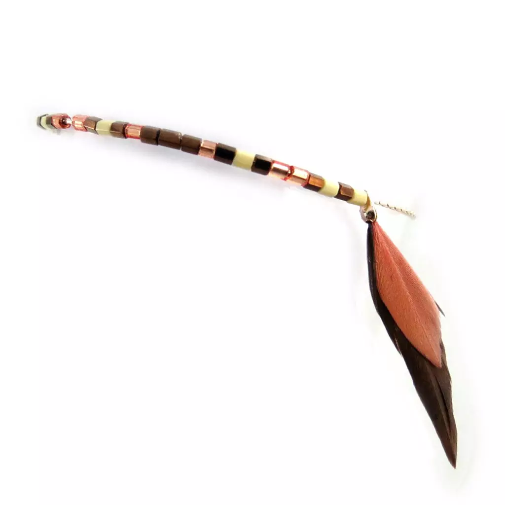 Les Trésors De Lily Bracelet 'Navajos' Marron Doré [N0742]