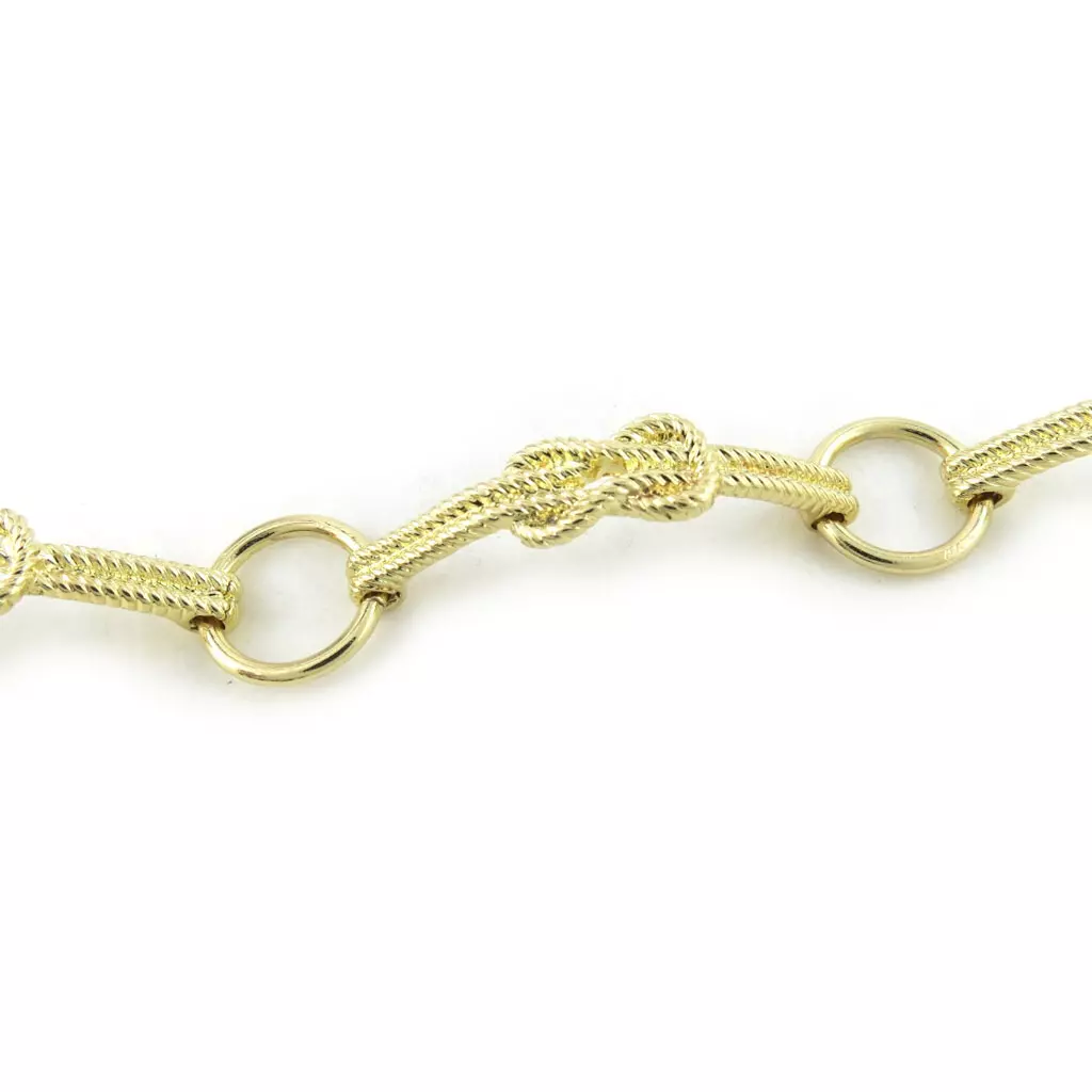 Les Trésors De Lily Bracelet 'Noeud Marin' Doré [M4149]
