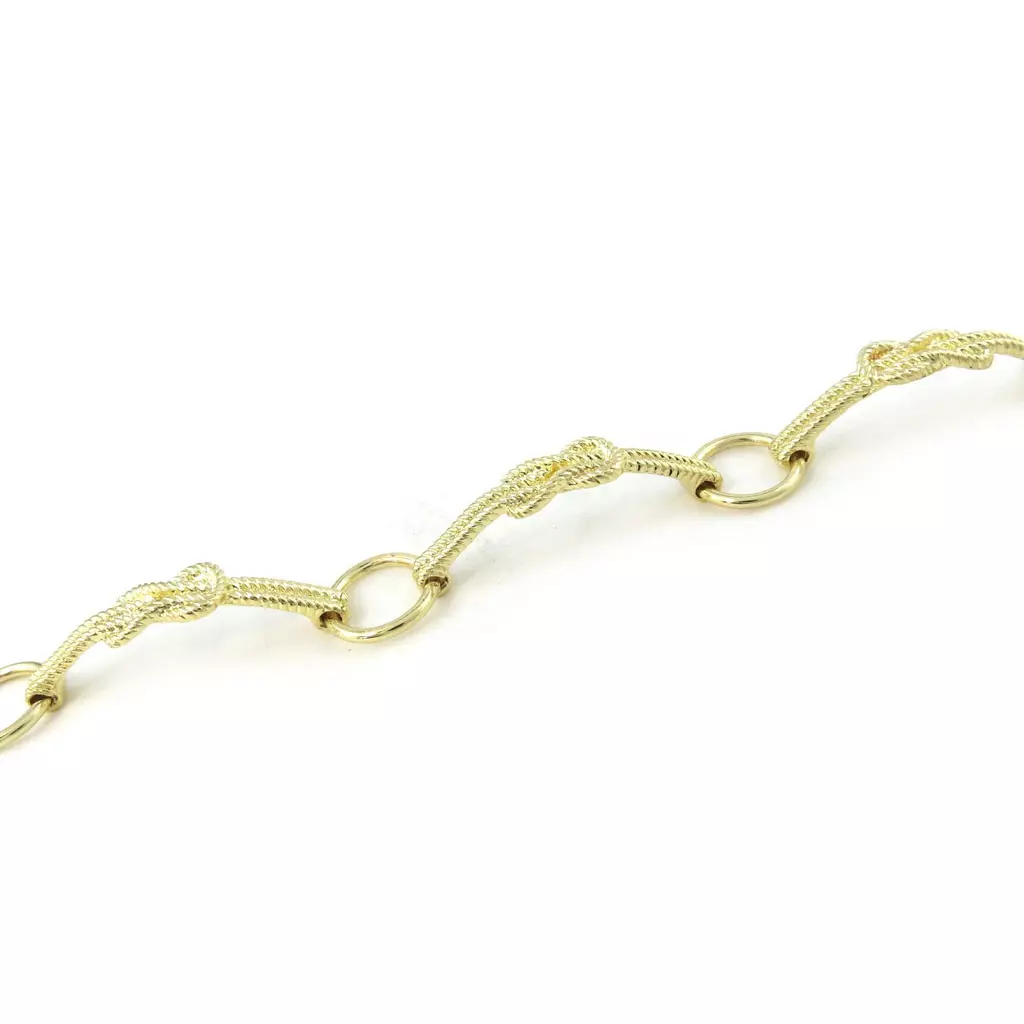 Les Trésors De Lily Bracelet 'Noeud Marin' Doré [M4149]