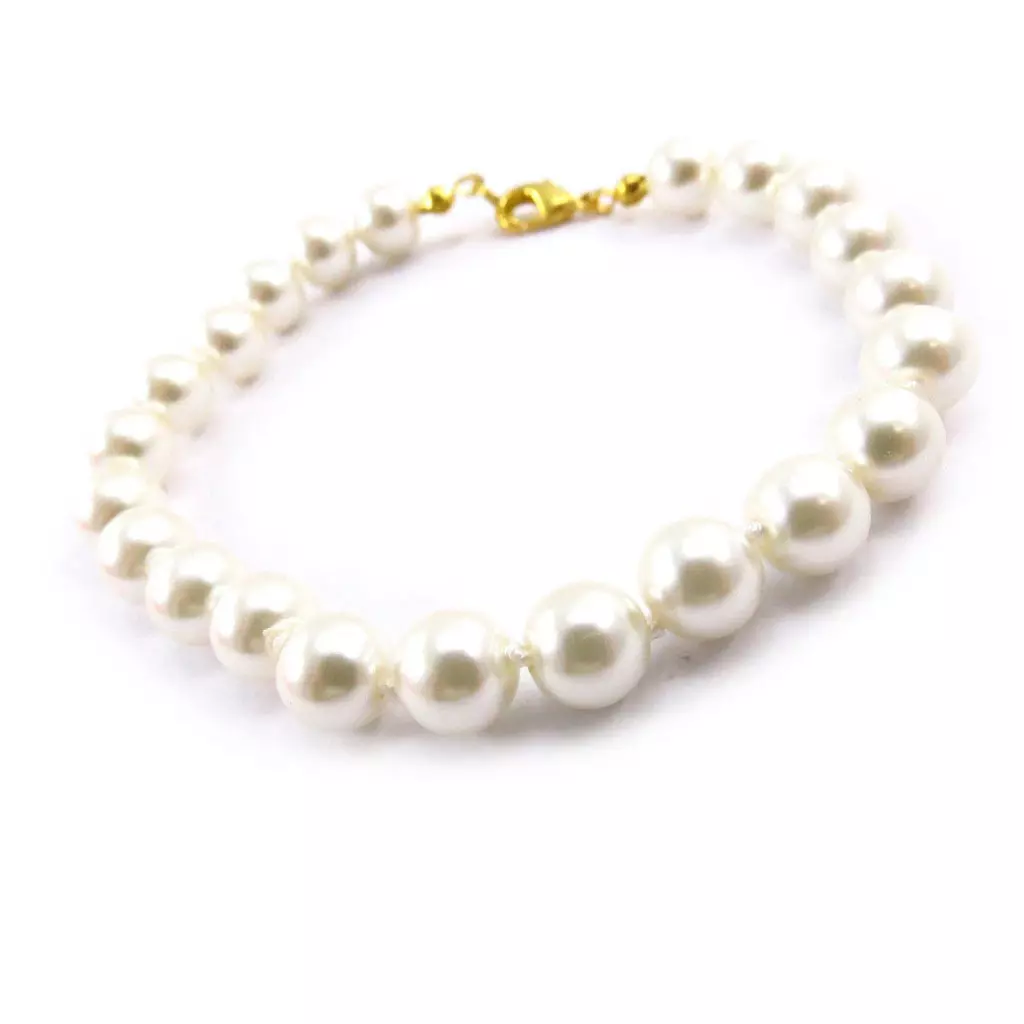 Les Trésors De Lily Bracelet 'Perla' Ivoire 8 Mm [J6858]