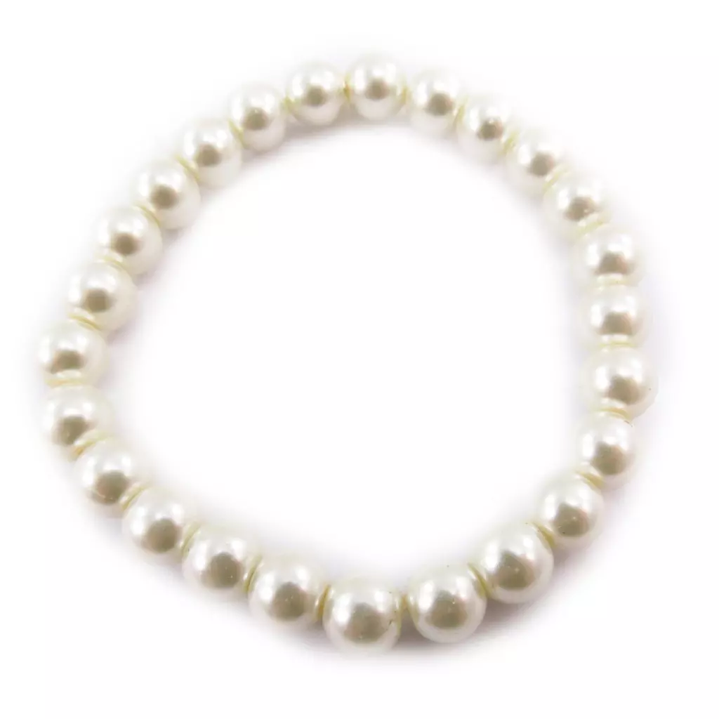 Les Trésors De Lily Bracelet 'Perla' Ivoire 8 Mm [J6887]