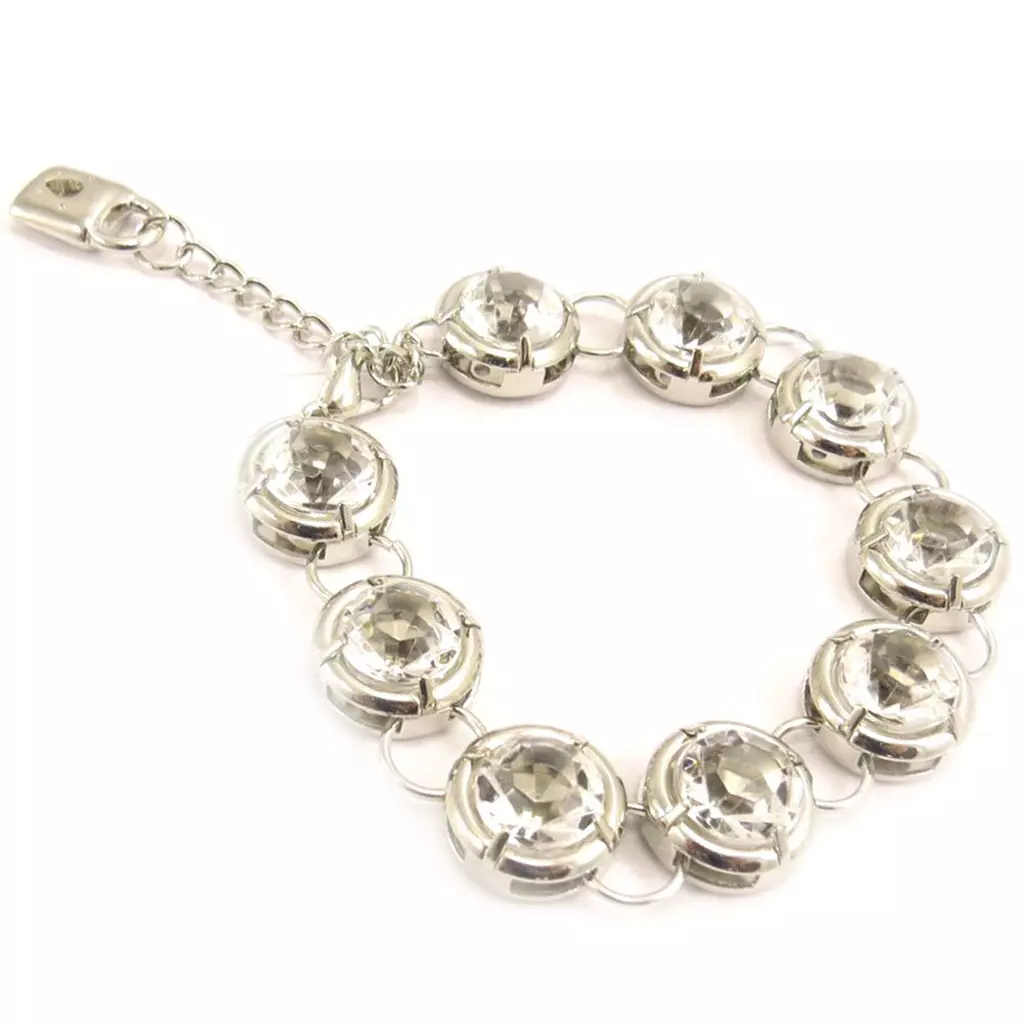 les trésors de lily Bracelet 'Petits Pas de Lumière' Blanc [C4977]
