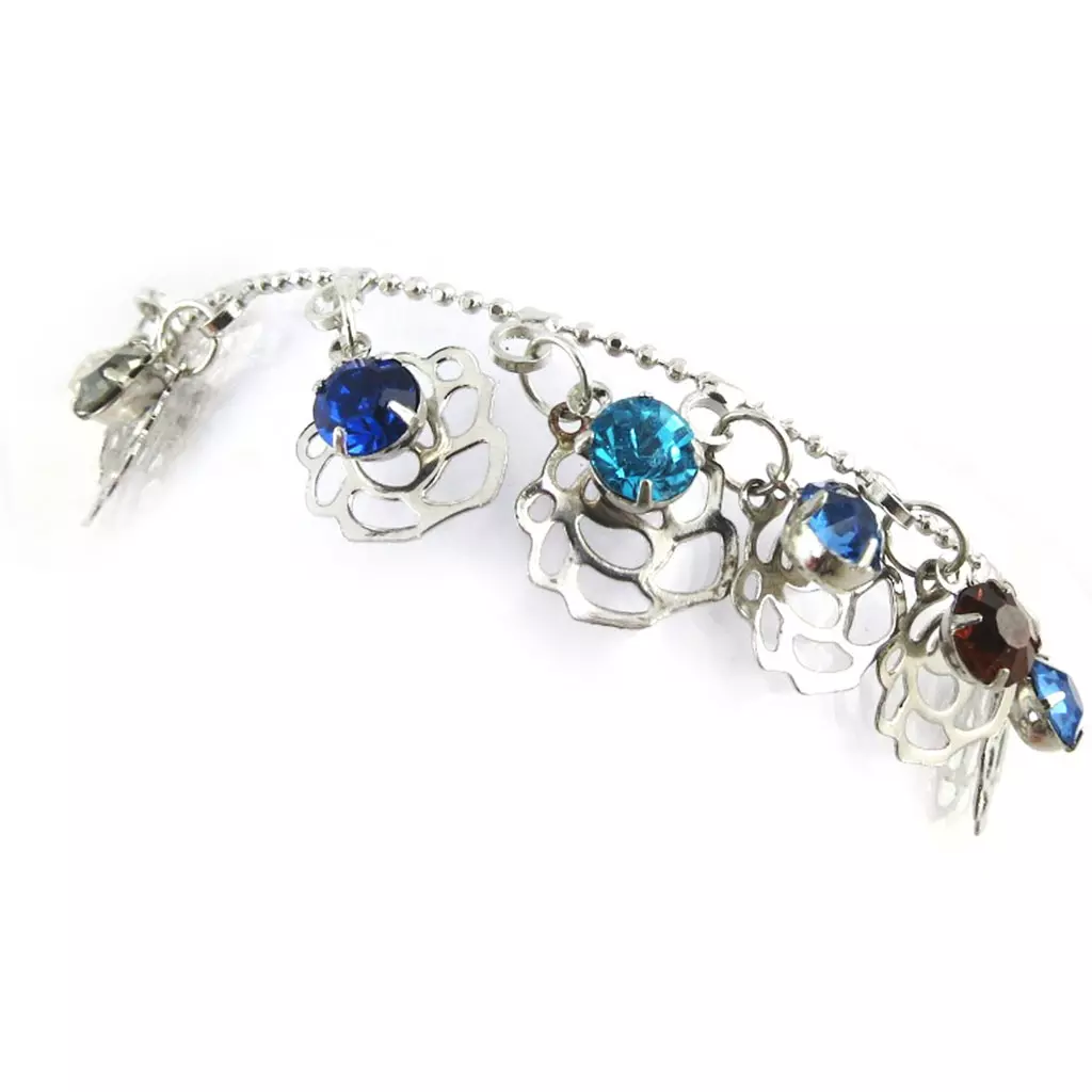 les trésors de lily Bracelet 'Rosa Romantica' bleu multicolore [N1196]