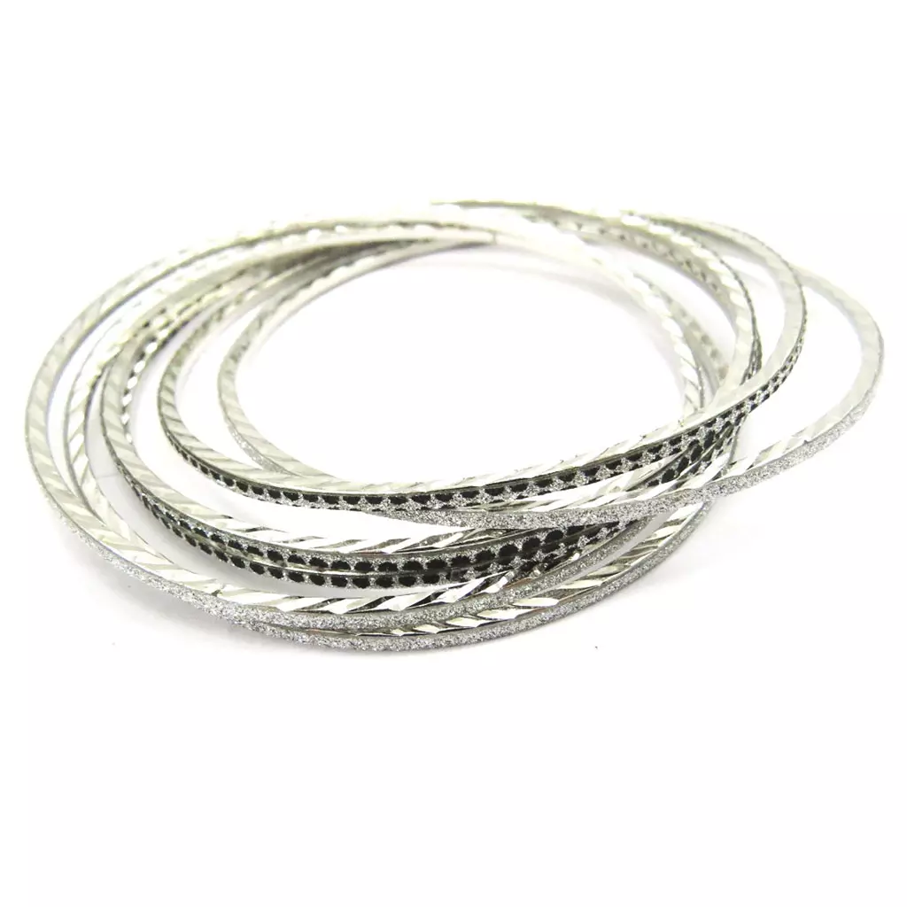 Les Trésors De Lily Bracelet 'Scarlett' Noir Argenté [L6055]