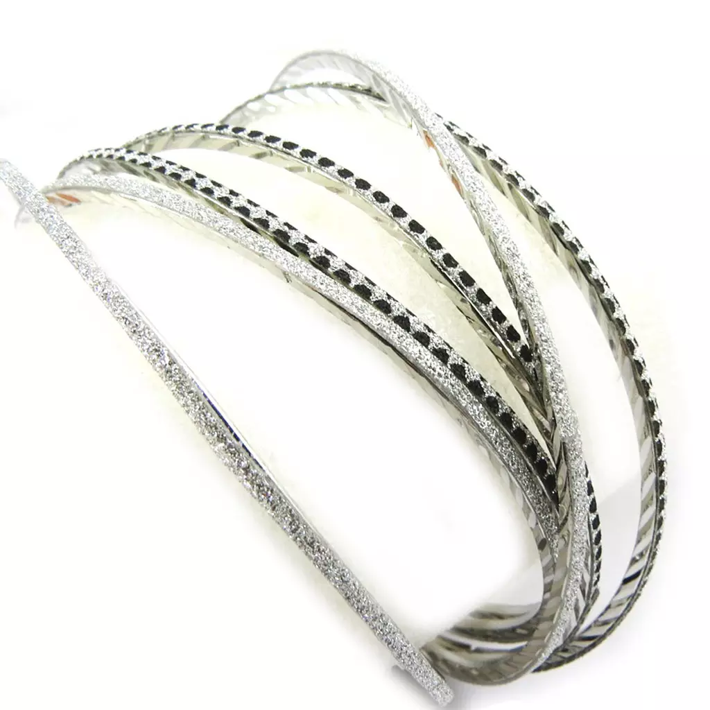Les Trésors De Lily Bracelet 'Scarlett' Noir Argenté [L6055]