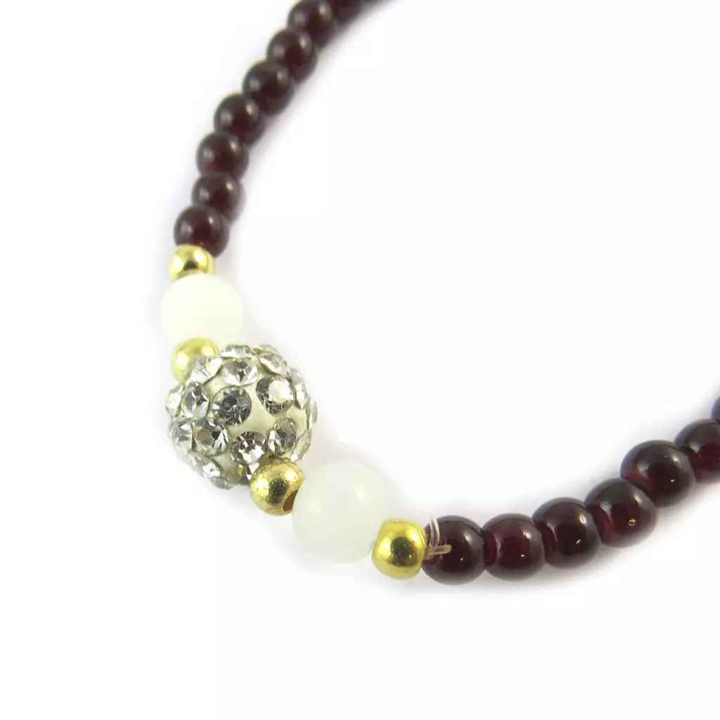 Les Trésors De Lily Bracelet 'Sissi' Ivoire Marron [N9219]