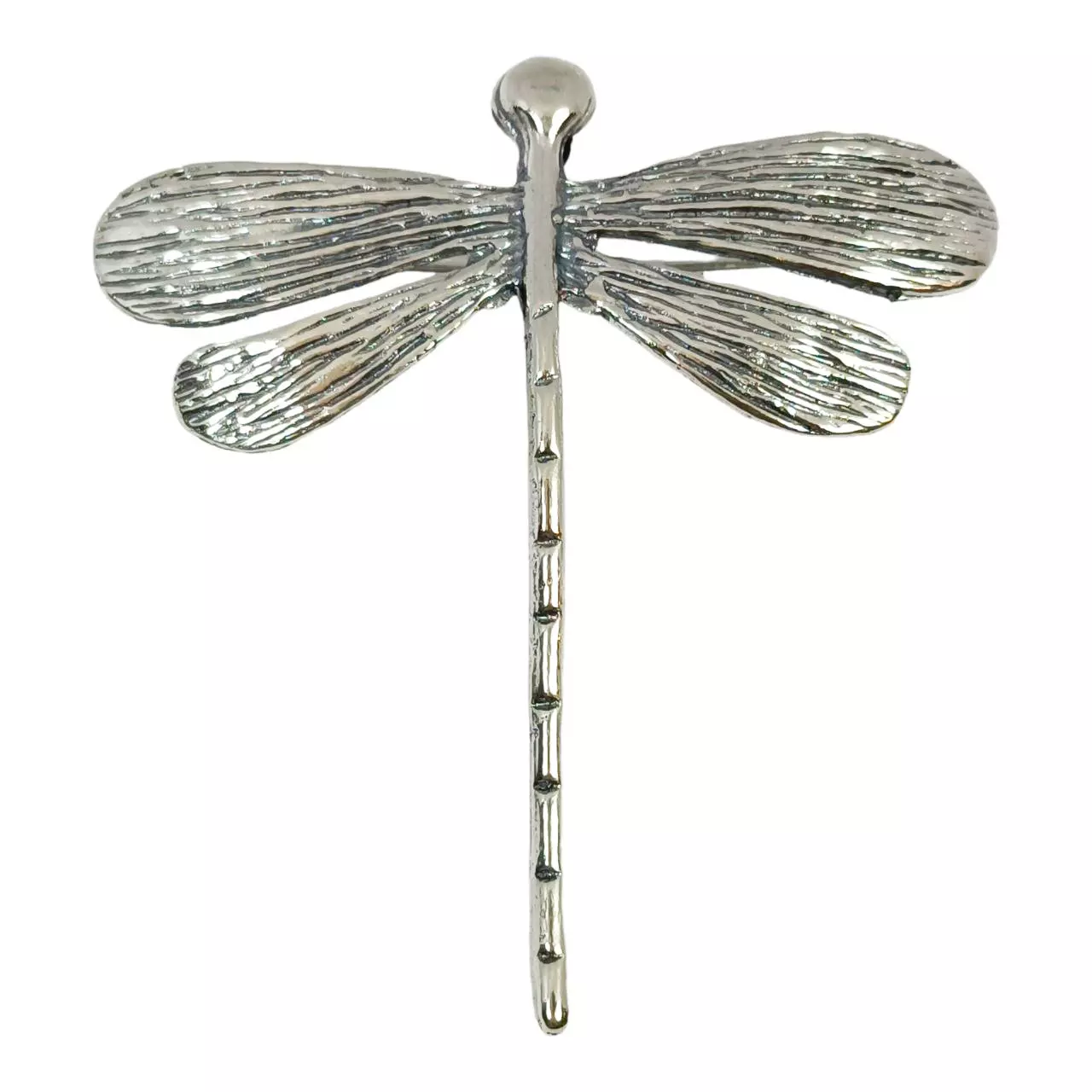 Les Trésors De Lily Broche Argent Artisanale 'Libellule' Argenté Vieilli 45x43 Mm [R9741]