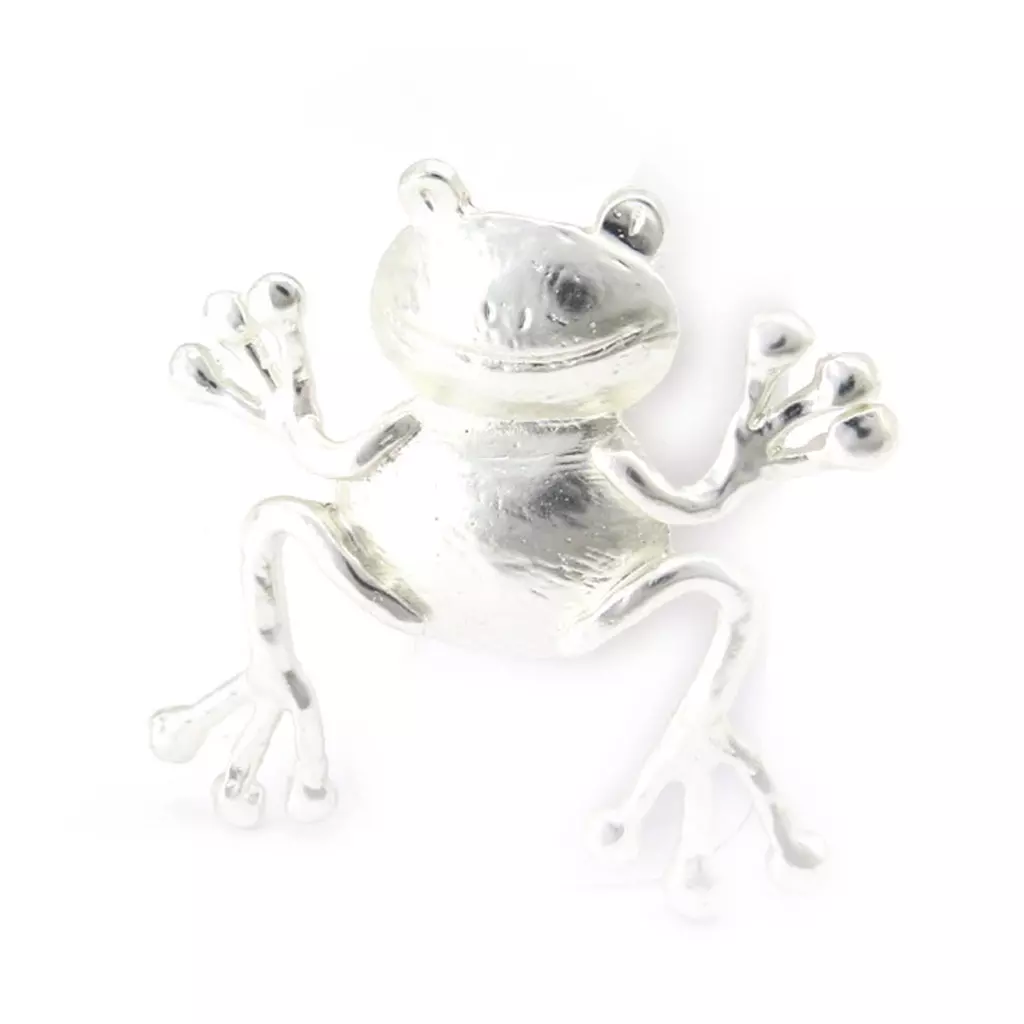 Les Trésors De Lily Broche Créateur 'Grenouille' Argenté [K4114]