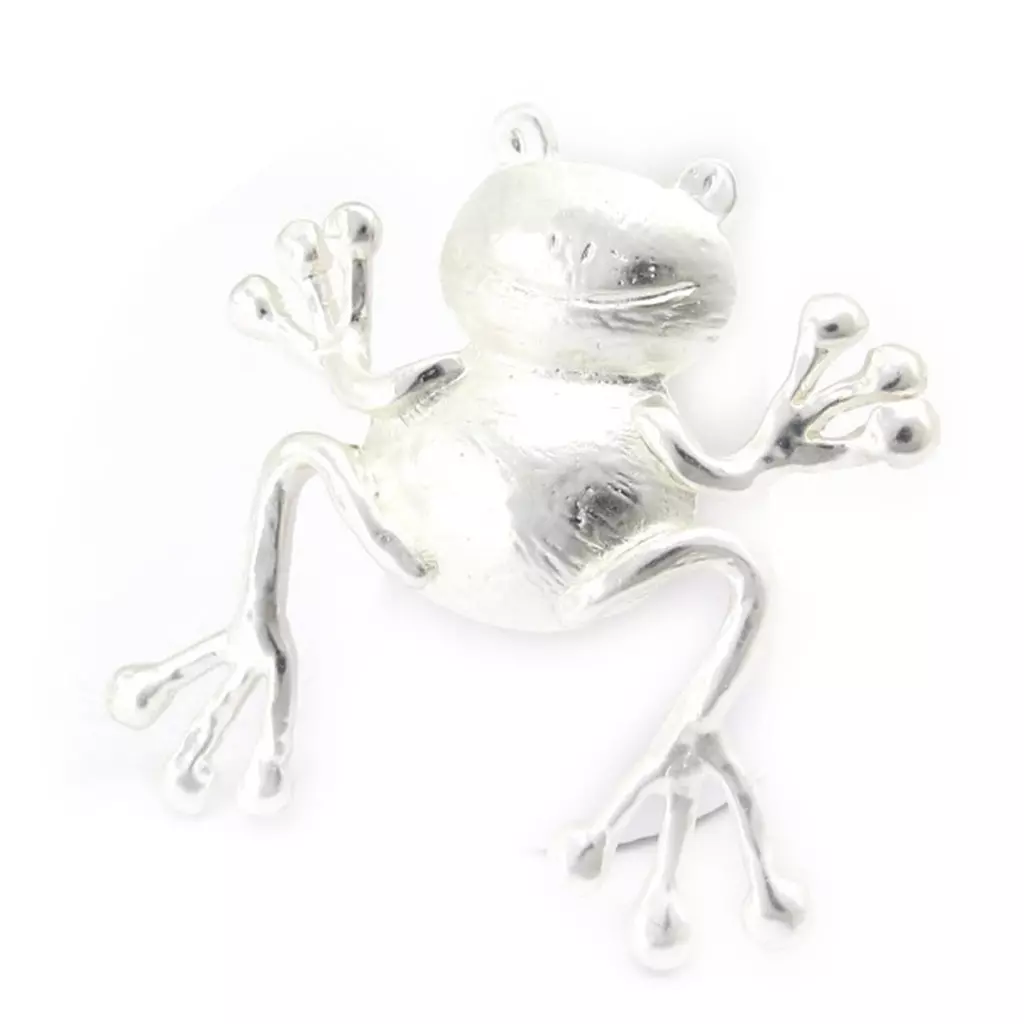 les trésors de lily Broche Créateur 'Grenouille' Argenté [K4114]