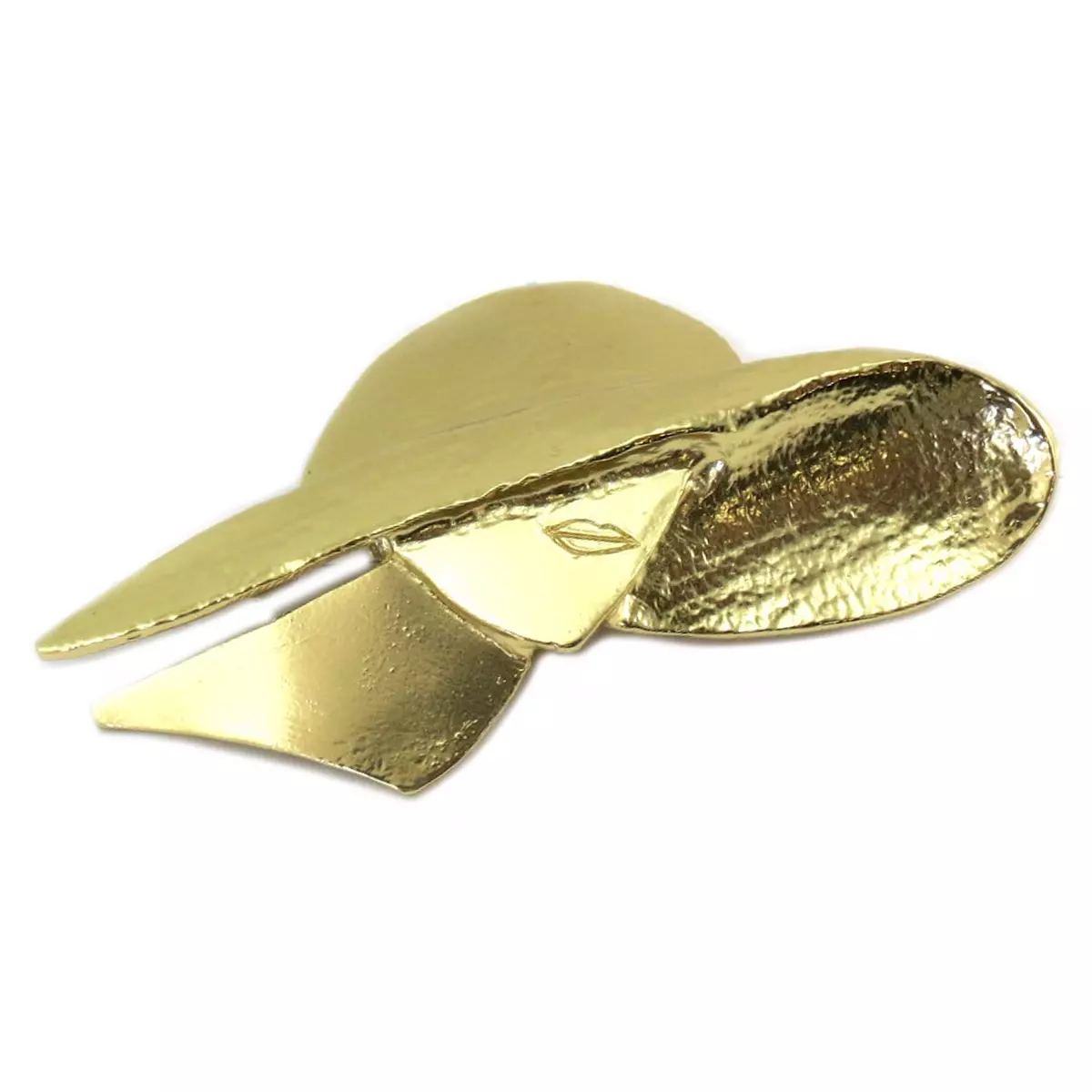les trésors de lily Broche Créateur 'Parisienne' doré 70x40 mm [Q7626]