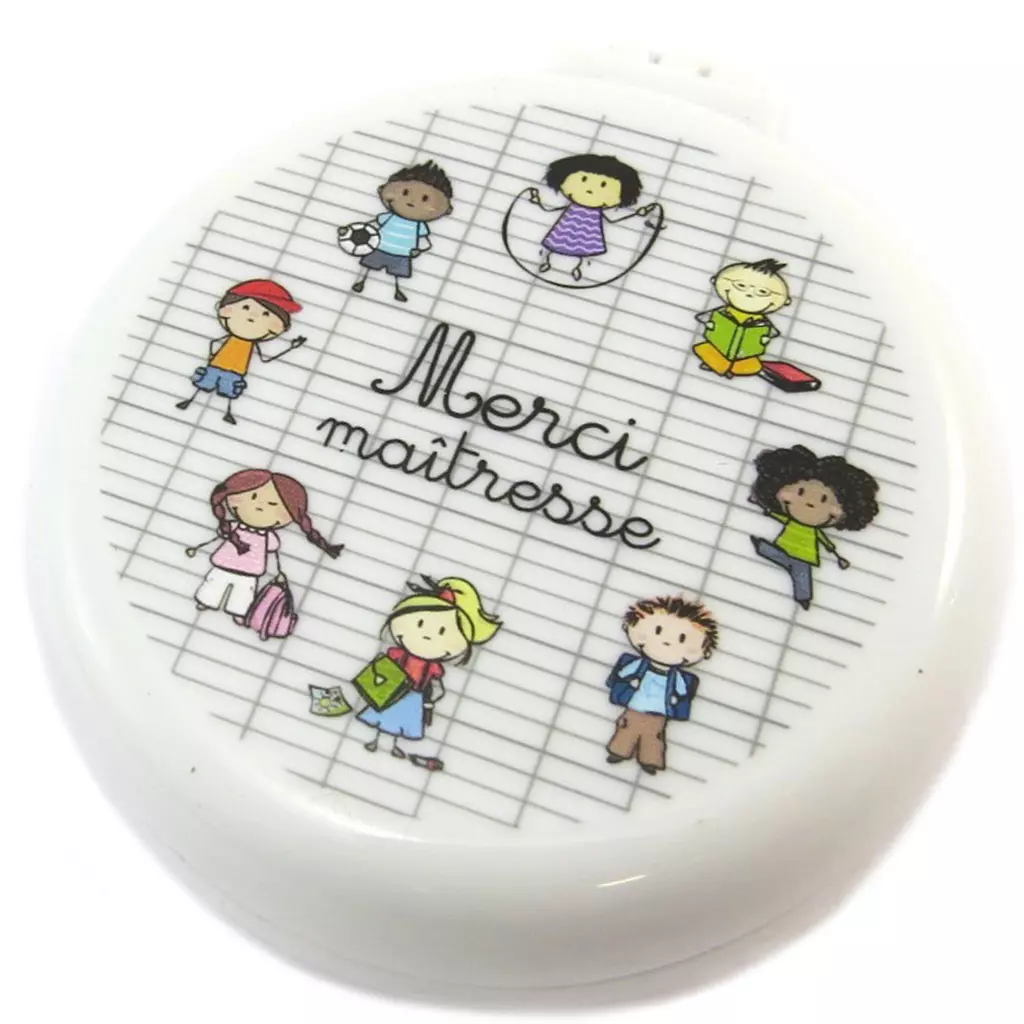 les trésors de lily Brosse à cheveux 'Merci maîtresse' beige 65x3 cm [P1779]