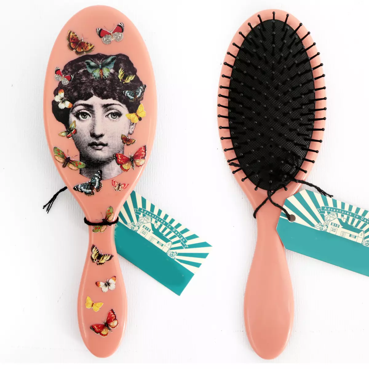 les trésors de lily Brosse à cheveux 'Vénus' rose 175 mm [A2910]