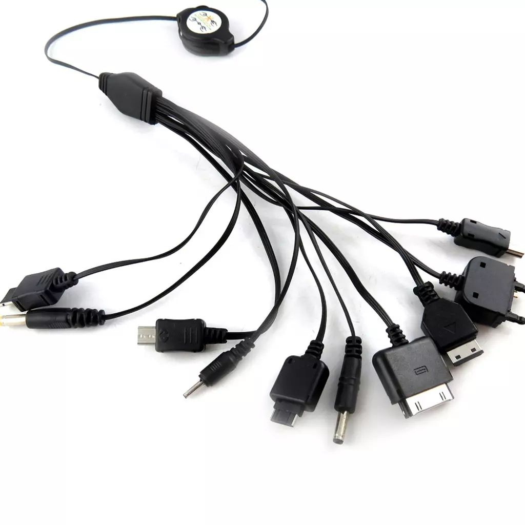Les Trésors De Lily Cables USB 'Pieuvre 10 En 1' Noir [K9293]