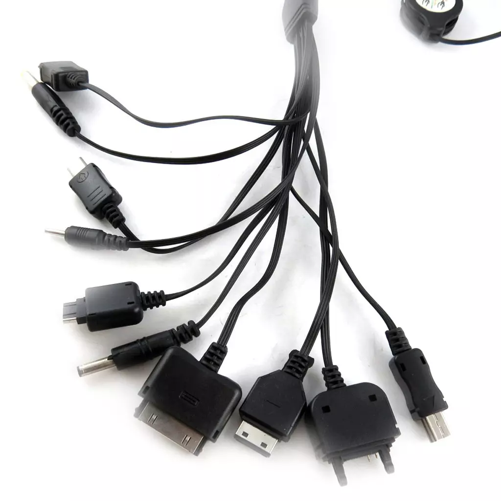 Les Trésors De Lily Cables USB 'Pieuvre 10 En 1' Noir [K9293]