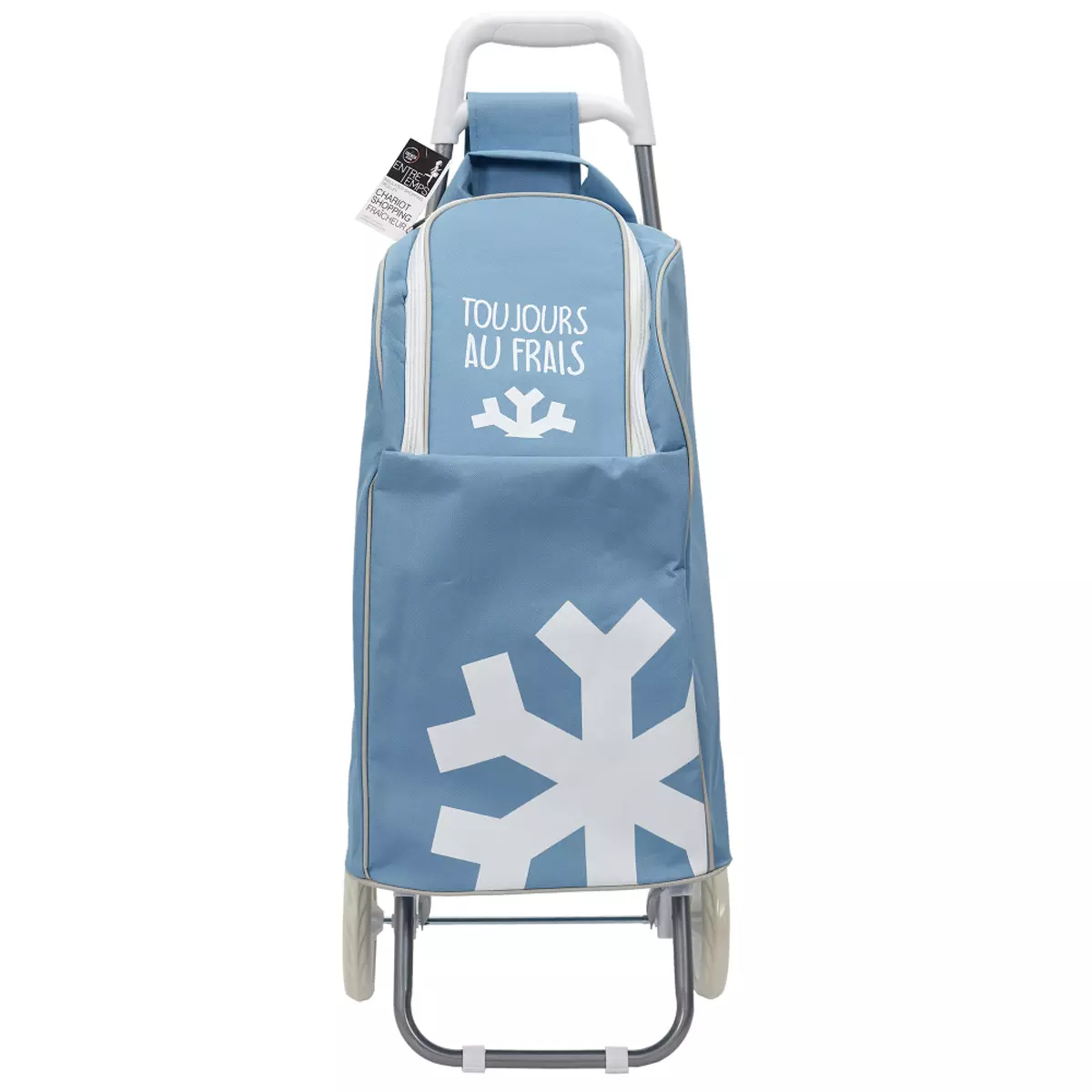 Les Trésors De Lily Caddy De Course / Chariot Shopping 'Fraicheur' Bleu 91x36x31 Cm [A3503]