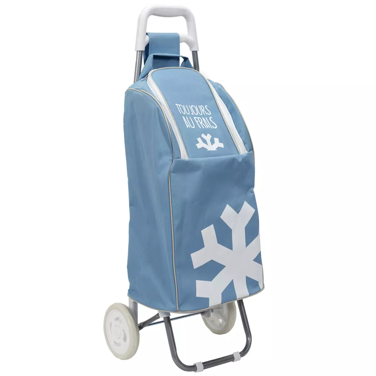Les Trésors De Lily Caddy De Course / Chariot Shopping 'Fraicheur' Bleu 91x36x31 Cm [A3503]