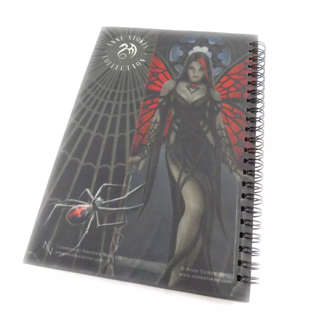 Les Trésors De Lily Carnet à Spirales 'Fairy Dreams' Noir Rouge [J5596]