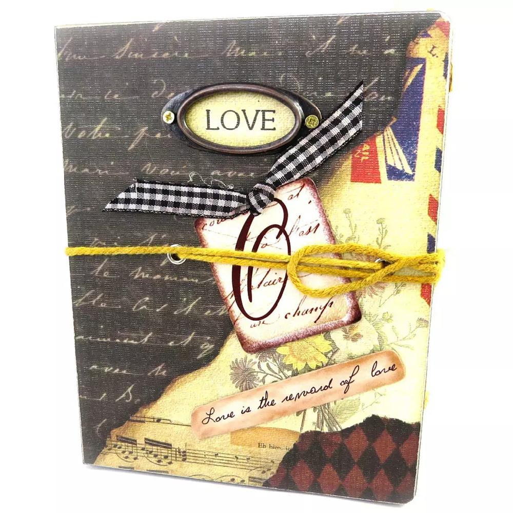 Les Trésors De Lily Carnet De Voyage 'Love' Vintage [M0858]