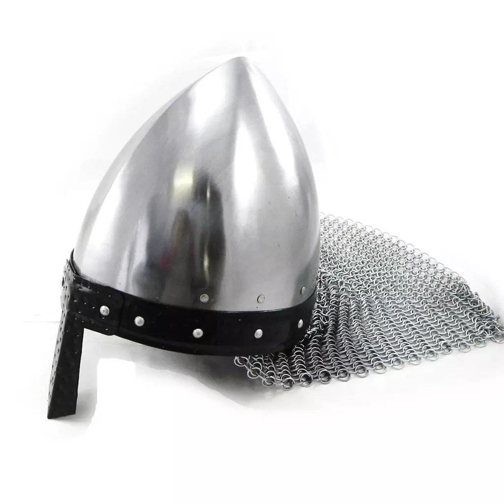 les trésors de lily Casque Médiéval 'Moyen Age' + haubert [I5682]