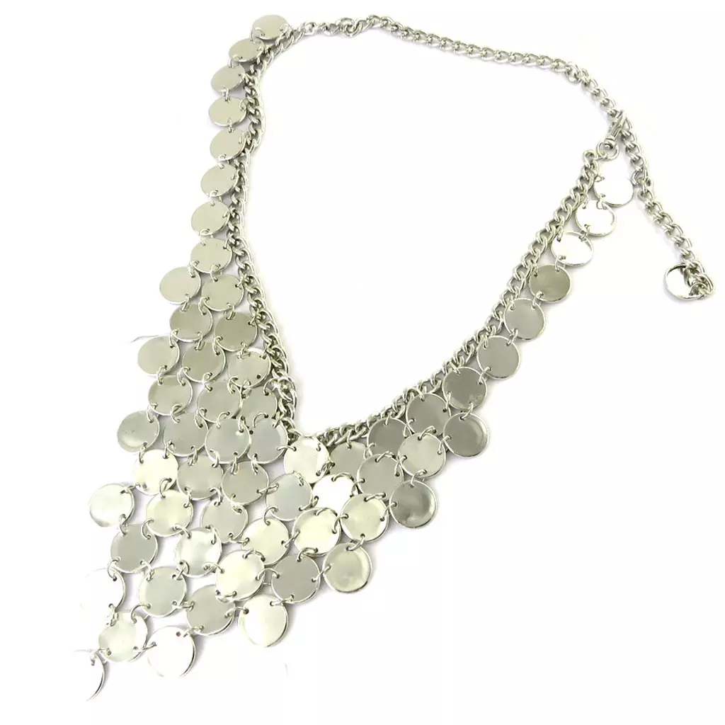 Les Trésors De Lily Ceinture Chaine De Taille 'Kika' Argenté 92x16 Cm [M7543]