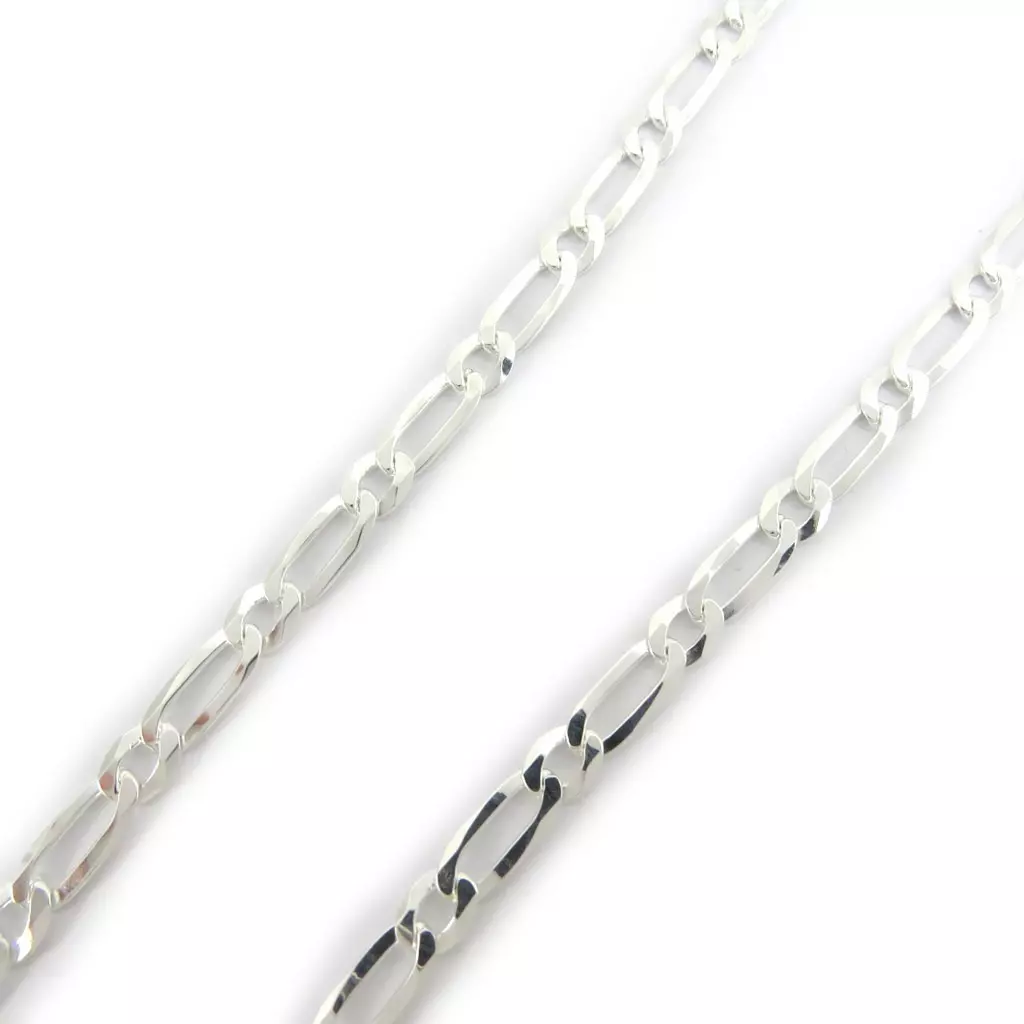 Les Trésors De Lily Chaine Argent 'Figaro 1' 55 Cm 7 Mm [L5658]
