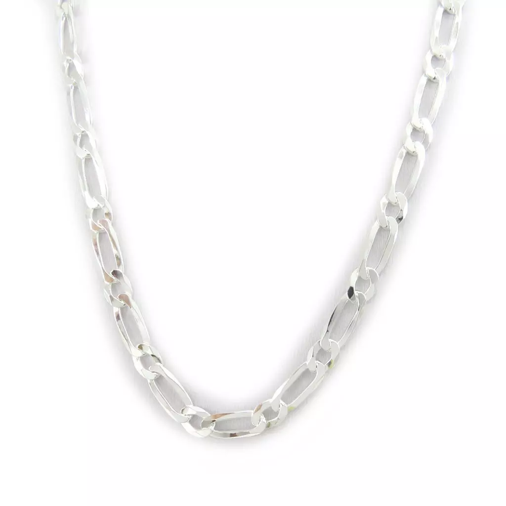 Les Trésors De Lily Chaine Argent 'Figaro 1' 55 Cm 7 Mm [L5658]