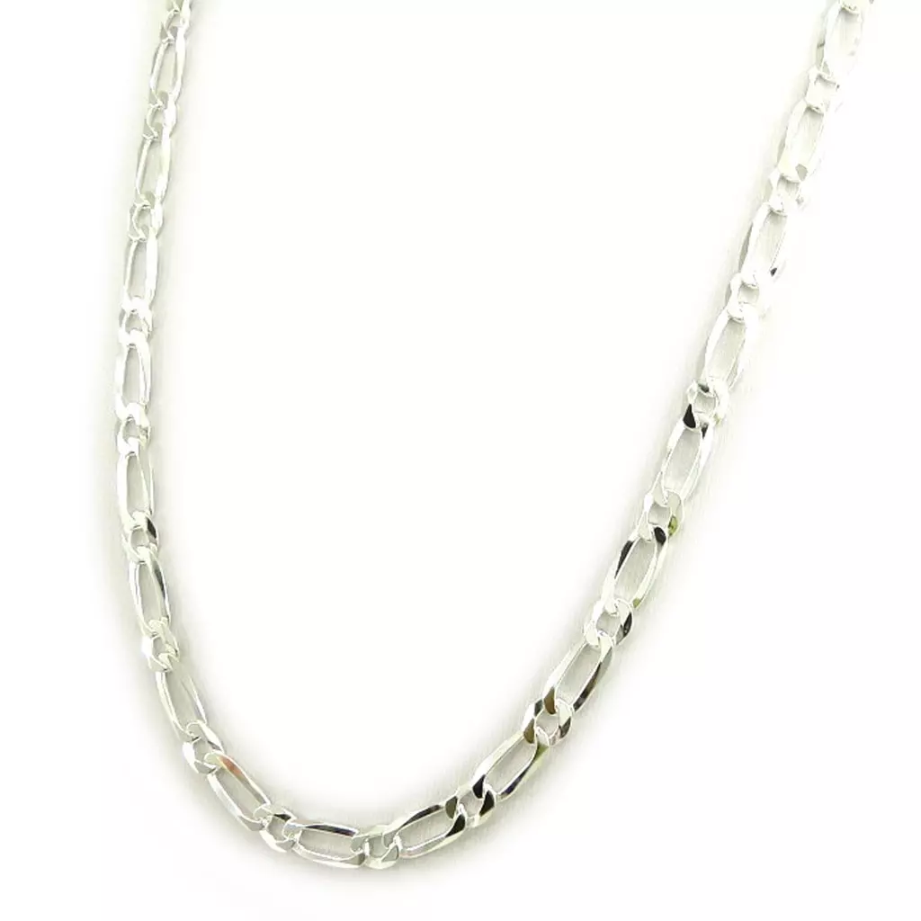 Les Trésors De Lily Chaine Argent 'Figaro 1' 60 Cm 7 Mm [L5679]